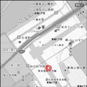 Map of service location
