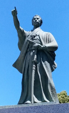 勝海舟像の写真