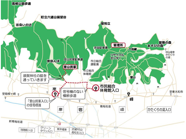 公園への地図
