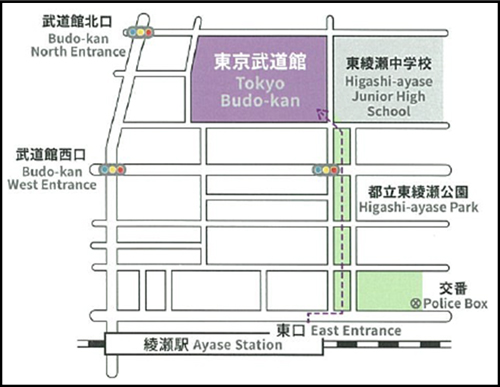 施設への地図